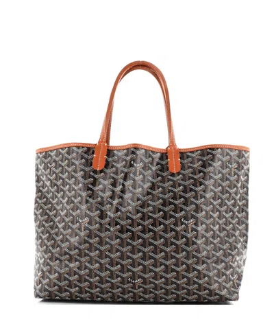 Pre-owned Pre-owned Goyard  Goyard Pm Saint Louis Tote Coated Canvas In Black
