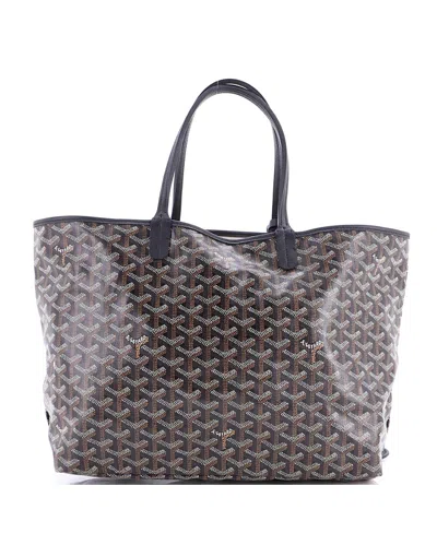 Pre-owned Pre-owned Goyard  Goyard Pm Saint Louis Tote Coated Canvas In Black