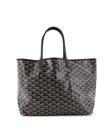 Pre-owned Pre-owned Goyard  Goyard Pm Saint Louis Tote Coated Canvas In Black