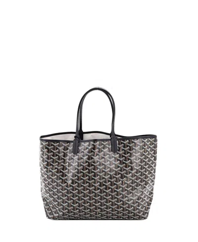 Pre-owned Pre-owned Goyard  Goyard Pm Saint Louis Tote Coated Canvas In Black
