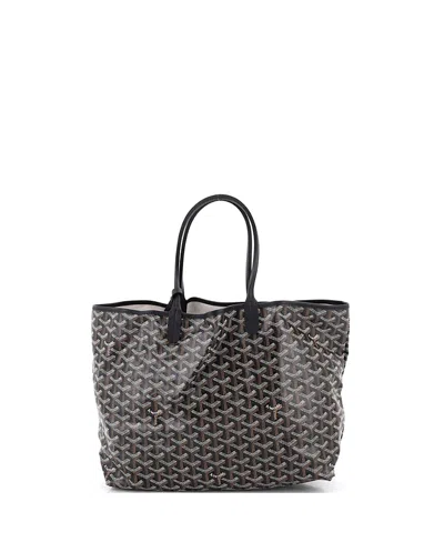 Pre-owned Pre-owned Goyard  Goyard Pm Saint Louis Tote Coated Canvas In Black