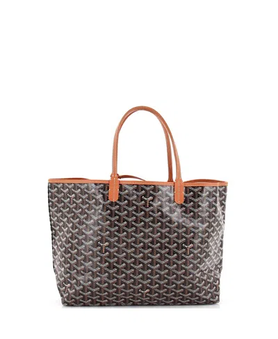 Pre-owned Pre-owned Goyard  Goyard Pm Saint Louis Tote Coated Canvas In Black