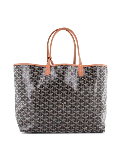 Pre-owned Pre-owned Goyard  Goyard Pm Saint Louis Tote Coated Canvas In Brown