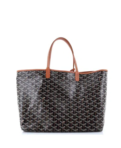 Pre-owned Pre-owned Goyard  Goyard Pm Saint Louis Tote Coated Canvas In Brown