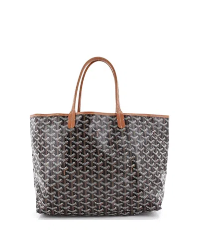 Pre-owned Pre-owned Goyard  Goyard Pm Saint Louis Tote Coated Canvas In Brown