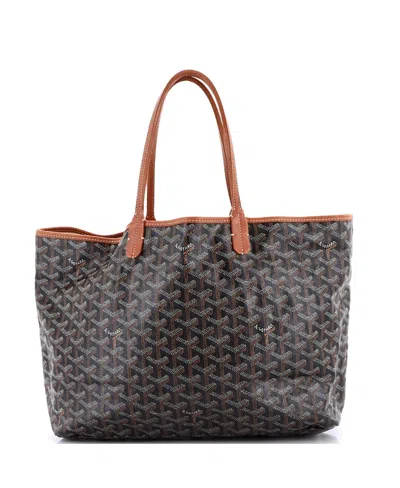 Pre-owned Pre-owned Goyard  Goyard Pm Saint Louis Tote Coated Canvas In Brown