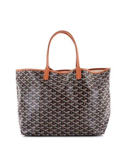 Pre-owned Pre-owned Goyard  Goyard Pm Saint Louis Tote Coated Canvas In Brown