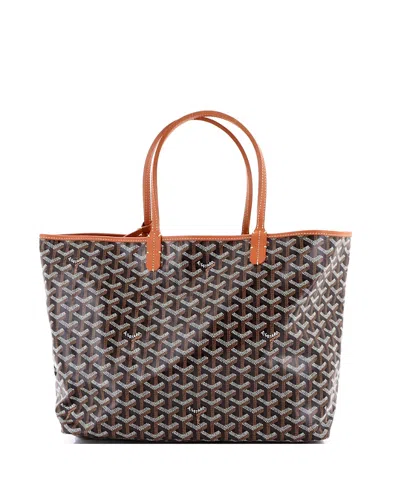 Pre-owned Pre-owned Goyard  Goyard Pm Saint Louis Tote Coated Canvas In Brown