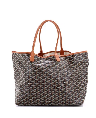 Pre-owned Pre-owned Goyard  Goyard Pm Saint Louis Tote Coated Canvas In Brown