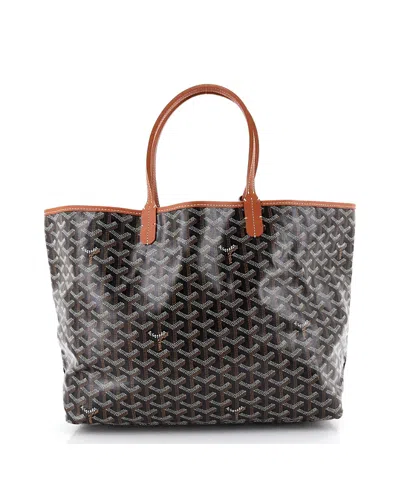 Pre-owned Pre-owned Goyard  Goyard Pm Saint Louis Tote Coated Canvas In Brown