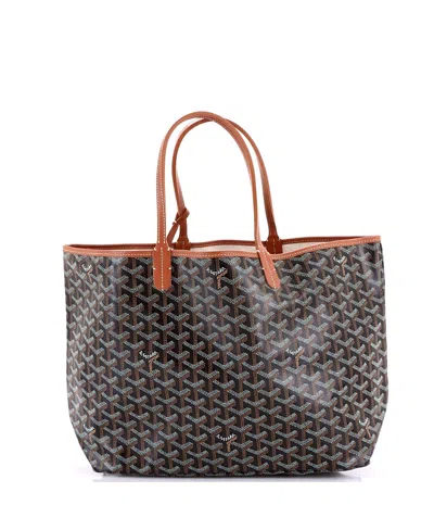 Pre-owned Pre-owned Goyard  Goyard Pm Saint Louis Tote Coated Canvas In Brown