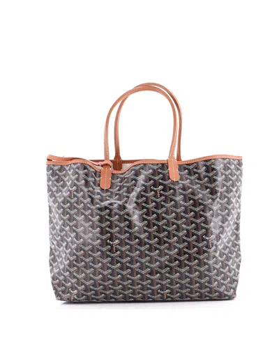 Pre-owned Pre-owned Goyard  Goyard Pm Saint Louis Tote Coated Canvas In Brown