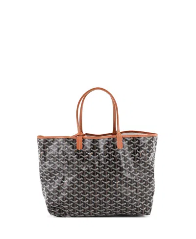 Pre-owned Pre-owned Goyard  Goyard Pm Saint Louis Tote Coated Canvas In Brown