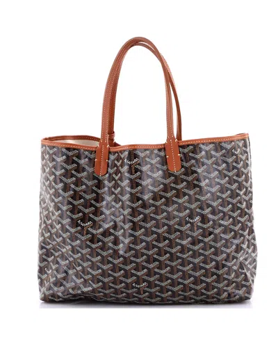 Pre-owned Pre-owned Goyard  Goyard Pm Saint Louis Tote Coated Canvas In Brown
