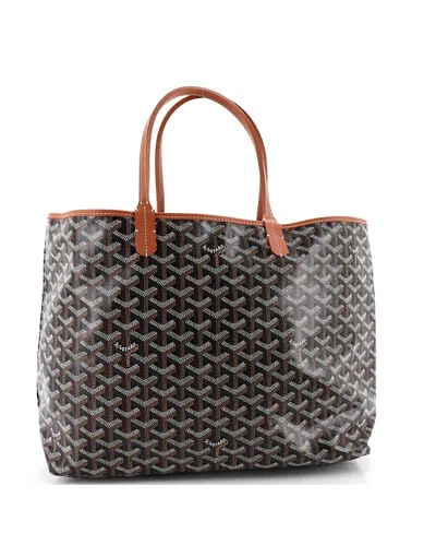 Pre-owned Pre-owned Goyard  Goyard Pm Saint Louis Tote Coated Canvas In Brown