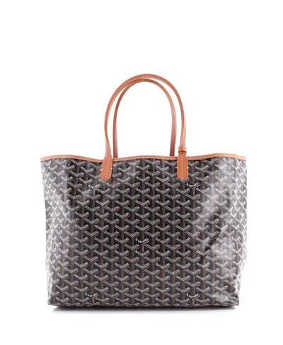 Pre-owned Pre-owned Goyard  Goyard Pm Saint Louis Tote Coated Canvas In Brown