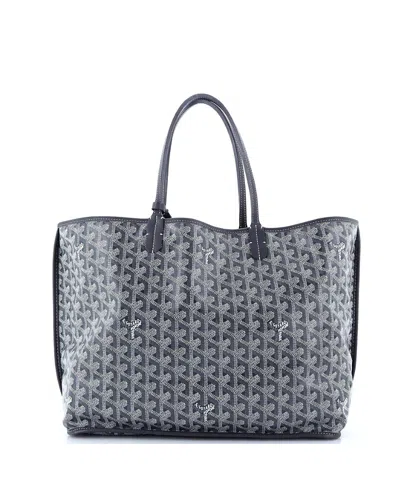 Pre-owned Pre-owned Goyard  Goyard Pm Saint Louis Tote Coated Canvas In Gray
