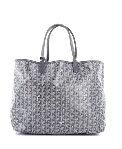 Pre-owned Pre-owned Goyard  Goyard Pm Saint Louis Tote Coated Canvas In Gray