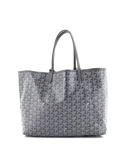 Pre-owned Pre-owned Goyard  Goyard Pm Saint Louis Tote Coated Canvas In Gray
