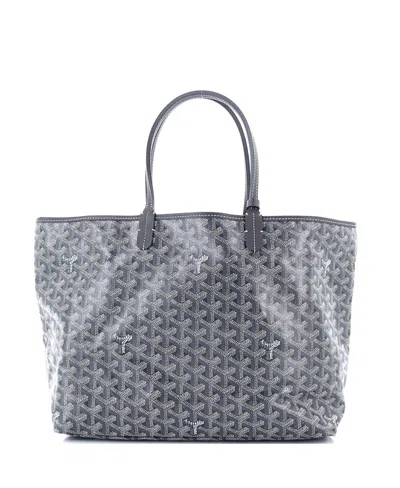 Pre-owned Pre-owned Goyard  Goyard Pm Saint Louis Tote Coated Canvas In Gray