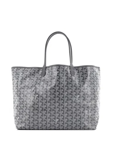 Pre-owned Pre-owned Goyard  Goyard Pm Saint Louis Tote Coated Canvas In Gray