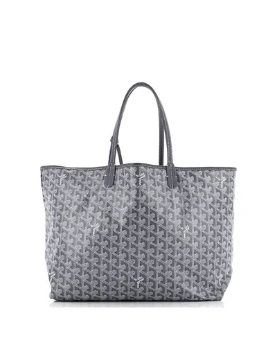 Pre-owned Pre-owned Goyard  Goyard Pm Saint Louis Tote Coated Canvas In Gray