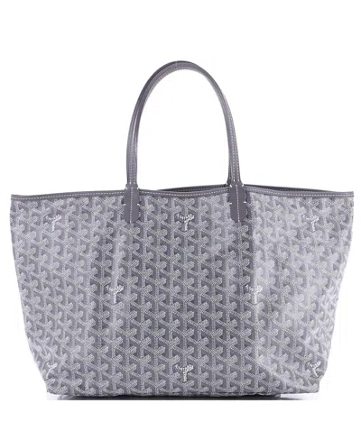 Pre-owned Pre-owned Goyard  Goyard Pm Saint Louis Tote Coated Canvas In Gray