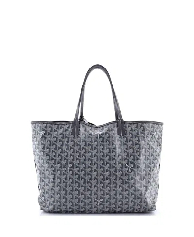 Pre-owned Pre-owned Goyard  Goyard Pm Saint Louis Tote Coated Canvas In Gray