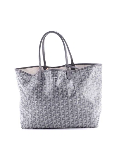 Pre-owned Pre-owned Goyard  Goyard Pm Saint Louis Tote Coated Canvas In Gray