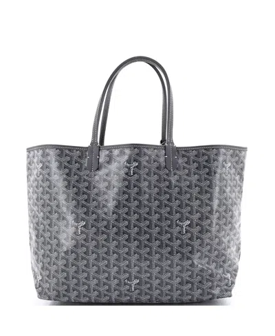 Pre-owned Pre-owned Goyard  Goyard Pm Saint Louis Tote Coated Canvas In Gray