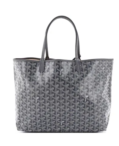 Pre-owned Pre-owned Goyard  Goyard Pm Saint Louis Tote Coated Canvas In Gray