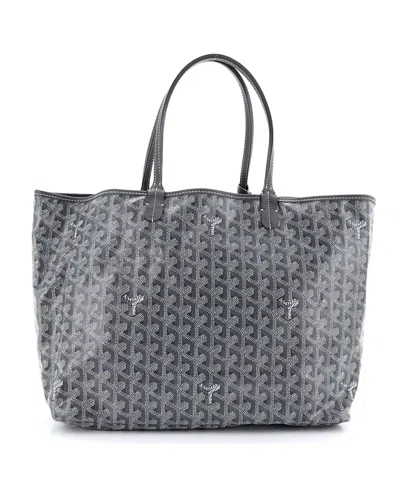Pre-owned Pre-owned Goyard  Goyard Pm Saint Louis Tote Coated Canvas In Gray