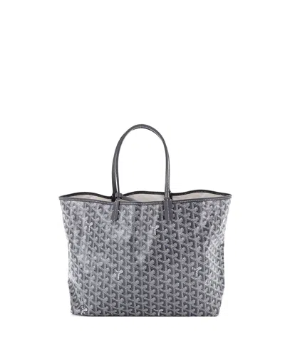 Pre-owned Pre-owned Goyard  Goyard Pm Saint Louis Tote Coated Canvas In Gray