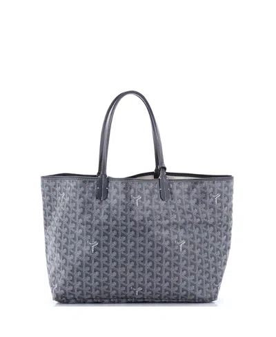 Pre-owned Pre-owned Goyard  Goyard Pm Saint Louis Tote Coated Canvas In Gray