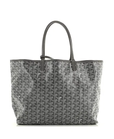 Pre-owned Pre-owned Goyard  Goyard Pm Saint Louis Tote Coated Canvas In Gray