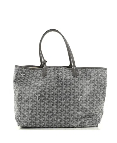 Pre-owned Pre-owned Goyard  Goyard Pm Saint Louis Tote Coated Canvas In Gray