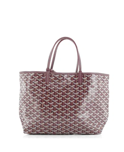 Pre-owned Pre-owned Goyard  Goyard Pm Saint Louis Tote Coated Canvas In Red