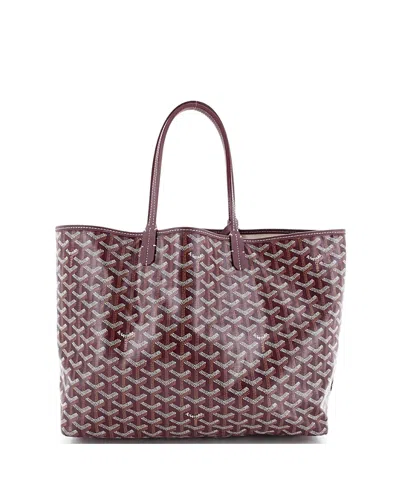Pre-owned Pre-owned Goyard  Goyard Pm Saint Louis Tote Coated Canvas In Red