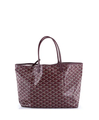 Pre-owned Pre-owned Goyard  Goyard Pm Saint Louis Tote Coated Canvas In Red