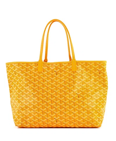 Pre-owned Pre-owned Goyard  Goyard Pm Saint Louis Tote Coated Canvas In Yellow