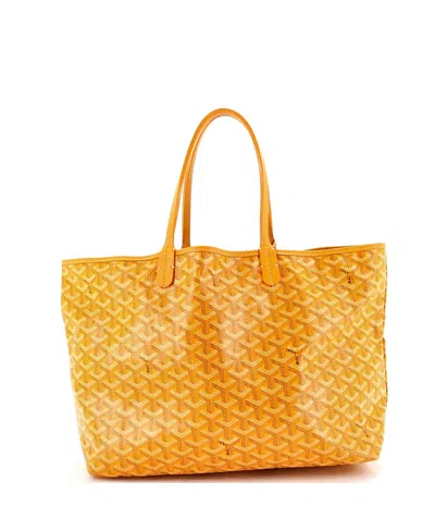 Pre-owned Pre-owned Goyard  Goyard Pm Saint Louis Tote Coated Canvas In Yellow