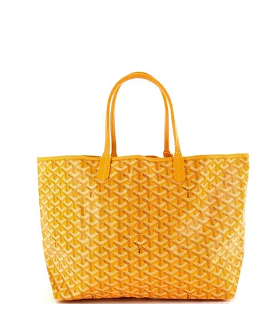 Pre-owned Pre-owned Goyard  Goyard Pm Saint Louis Tote Coated Canvas In Yellow