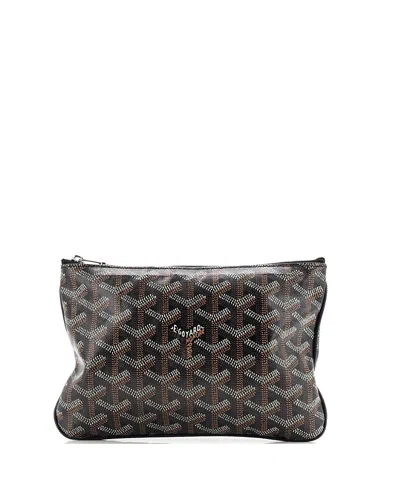 Pre-owned Pre-owned Goyard  Goyard Pm Senat Zip Pouch Coated Canvas