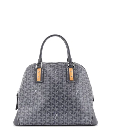 Pre-owned Pre-owned Goyard  Goyard Pm Vendome Bag Coated Canvas In Gray