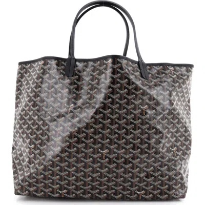 Pre-owned Goyard  Goyard Saint Louis Tote Coated Canvas Gm In Multi
