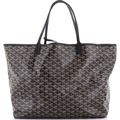 Pre-owned Goyard  Goyard Saint Louis Tote Coated Canvas Gm In Multi