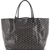 Pre-owned Goyard  Goyard Saint Louis Tote Coated Canvas Gm In Brown