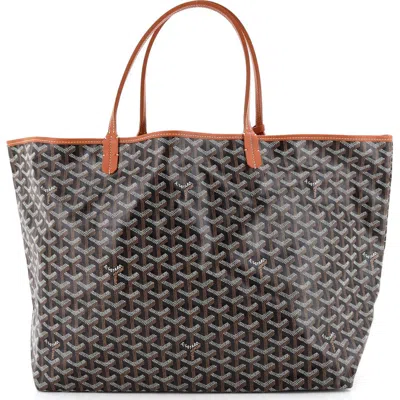 Pre-owned Goyard  Goyard Saint Louis Tote Coated Canvas Gm In Multi