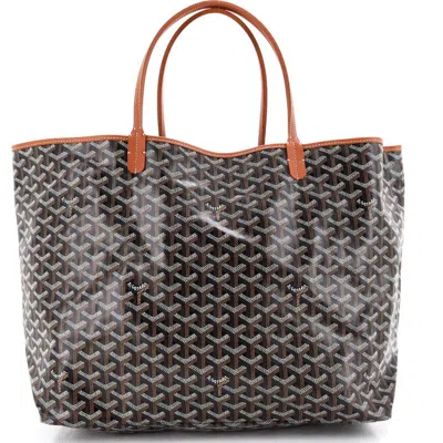 Pre-owned Goyard  Goyard Saint Louis Tote Coated Canvas Gm In Multi