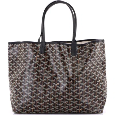 Pre-owned Goyard  Goyard Saint Louis Tote Coated Canvas Pm In Multi